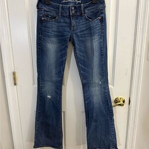American Eagle Outfitters Blue Flare Jeans